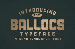 BALLOCS TYPEFACE Font Download
