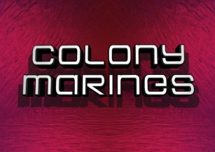 Colony Marines Font Download