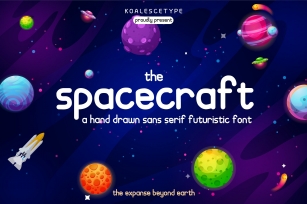 Spacecraft HandDrawn Futuristic Font Download