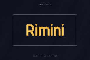 RIMINI-ROUNDED SANS SERIF FONT Font Download