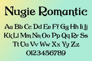 Nugie Romantic Font Download
