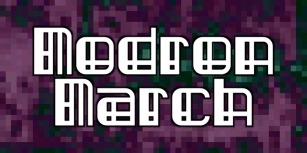 Modron March Font Download