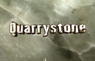 Quarrystone Font Download