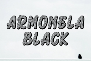 Armonela Black Font Download