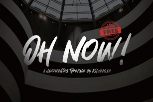 Oh Now! Font Download