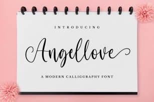 Angellove // Lovely Script Font Download