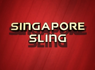 Singapore Sling Font Download