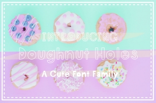 Doughnut Holes Font Family Font Download