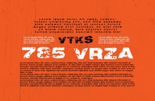 Vtks 785 VRZA Font Download