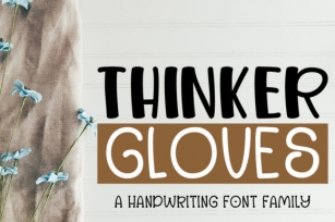 Thinker Gloves Font Download
