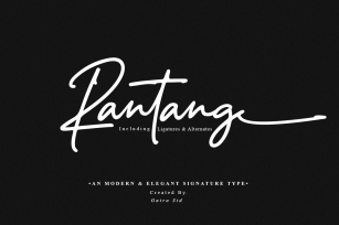 Rantang Modern & Elegant Signature Type Font Download
