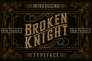 Broken Knight Font Download