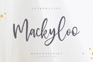 Mackyloo Modern Script Font Download
