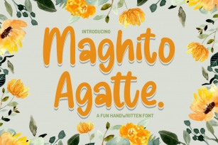 Maghito Agatte Font Download