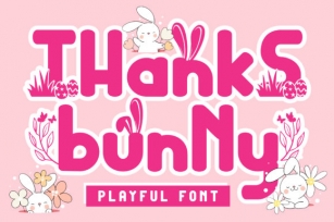 Thanks Bunny Font Download