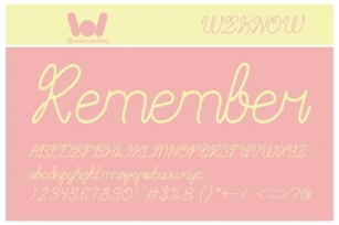 Remember Font Download