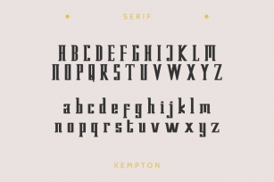 Kempton Serif Font Download