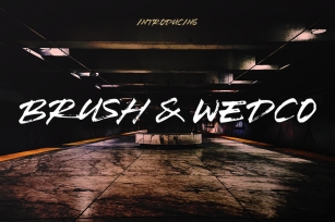Brush Wedc Font Download