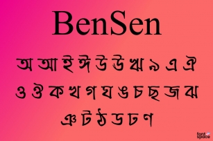 Ben Sen Handwriting Font Download