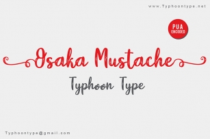 Osaka Mustache (Personal Use) Font Download