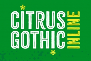 Citrus Gothic Inline Font Download