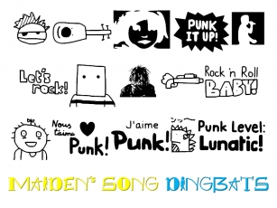 Maiden's Song Dingbats Font Download
