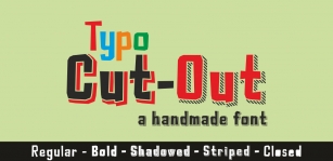 Typo Cut-Ou Font Download