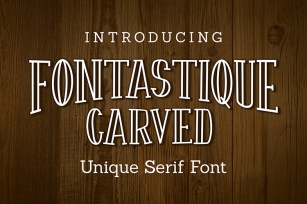 Fontastic Carved Font Download
