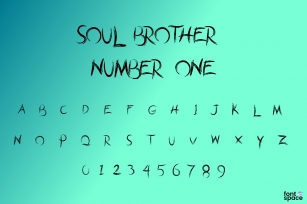 Soul Brother Number One Brush Font Download