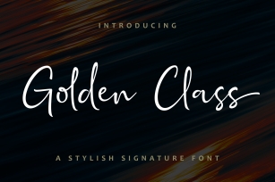 Golden Class Scrip Font Download