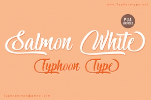 Salmon White (Personal Use) Font Download