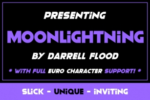 Moonlightning Font Download