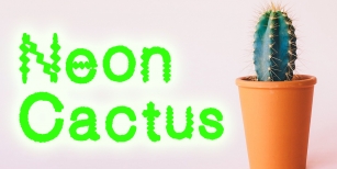 Neon Cactus Font Download