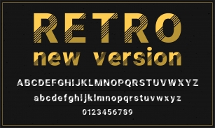 Retro New Versi Font Download