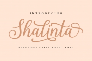 Shalinta Font Download