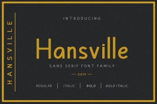 Hansville Font Download