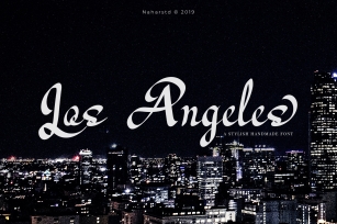 Los Angeles - Modern Scrip Font Download