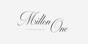 Milton One Font Download
