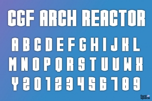 CGF Arch Reactor Font Download
