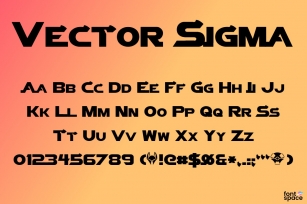 Vector Sigma Font Download