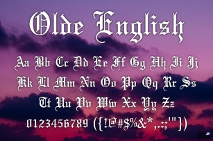 Olde English Font Download
