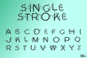 Single Stroke Font Download