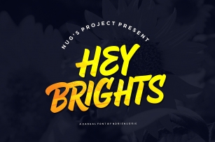 Hey Brights Font Download