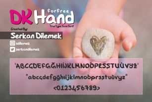 DK Hand Font Download