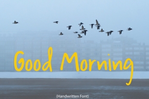 Good Morning | Handwritten Font Font Download