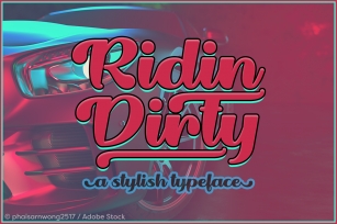 Ridin Dirty Font Download