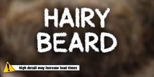 Hairy Beard Font Download