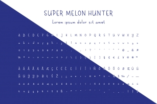 Super Melon Hunter Font Download