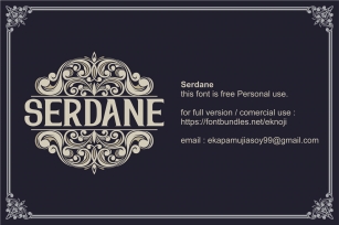 Serdane Font Download
