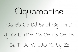 Aquamarine Font Download